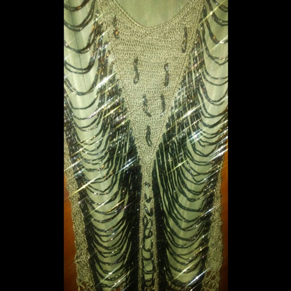 Rare Sexy Beaded Tank - Picture 2 of 6